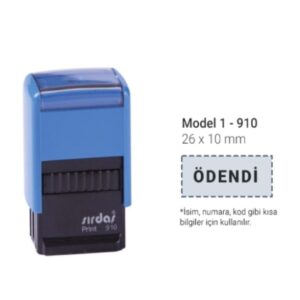 Sırdaş kaşe baskı 910 örneği – ofis ve kurumsal kullanım