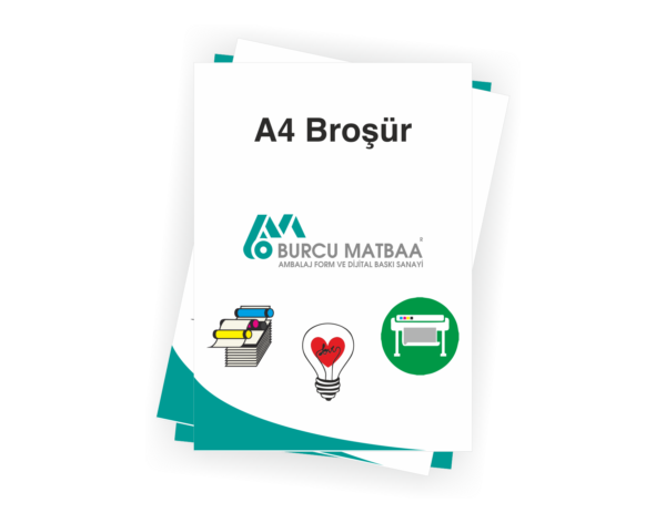 Standart a4 broşür baskı örneği – kaliteli tanıtım broşürü