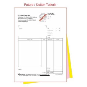A4 Fatura Baskı – Üstten tutkallı veya perforajlı