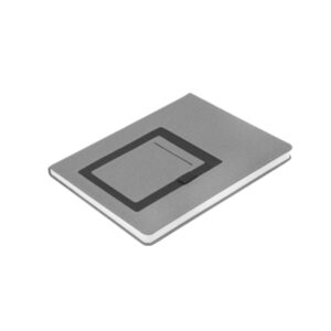 Gri cep kapaklı defter 15x21 cm ıvory kağıt