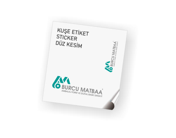 kesu etiket baski duz kesim