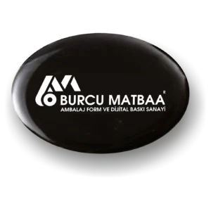 Kozmetik ambalaj üzerinde damla etiket baskısı